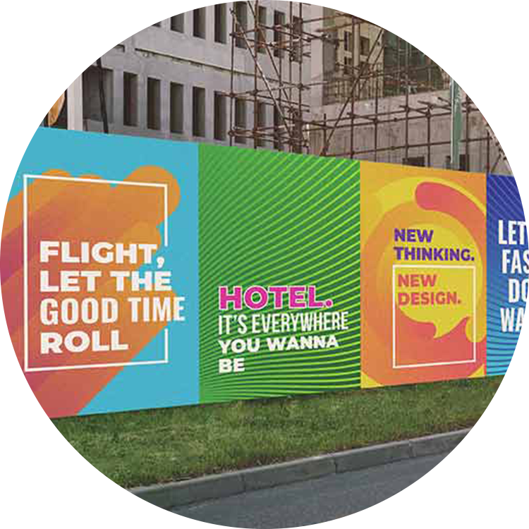 New hoarding, Billboard & Signage Construction